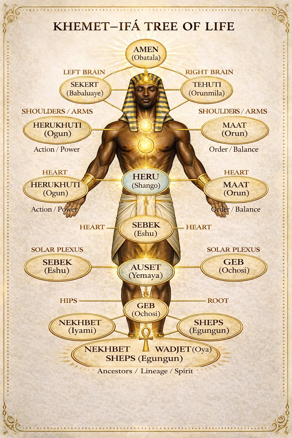 Khemet–Ifá Tree of Life poster